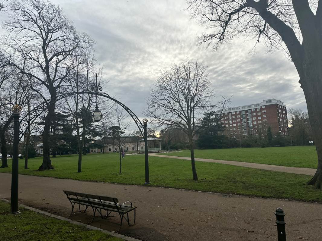 walking near me in Elizabeth Park in winter