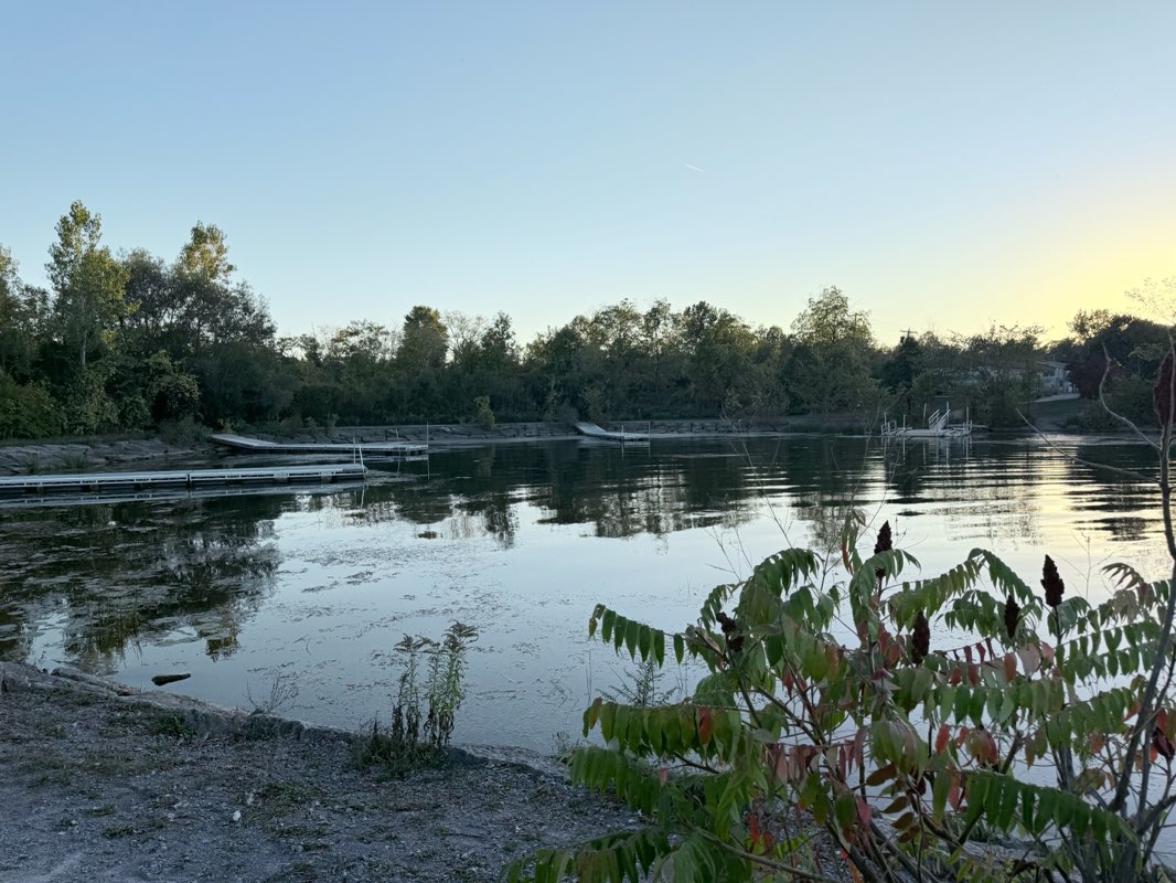 walking near me in Beaver Island State Park in autumn