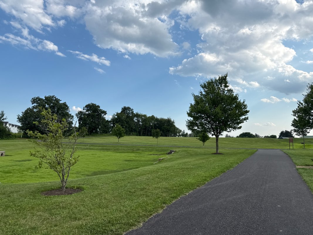 walking near me in Limerick Community Park in summer