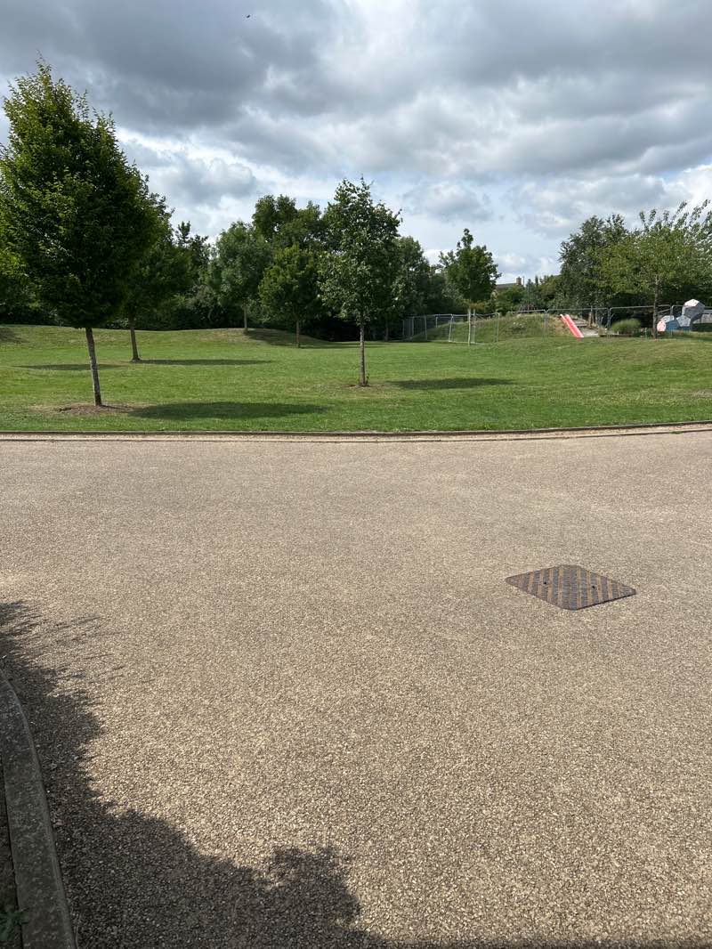 walking near me in Salcombe Close Play Area in autumn
