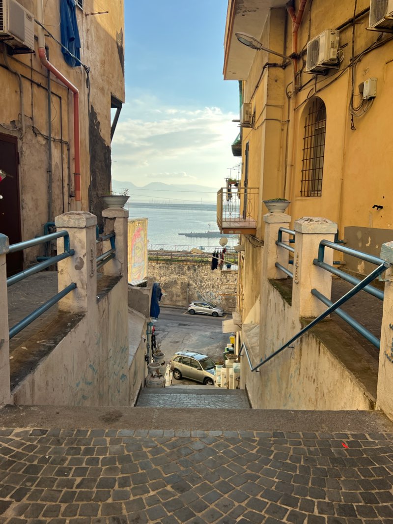 walking near me in Villa Comunale in winter