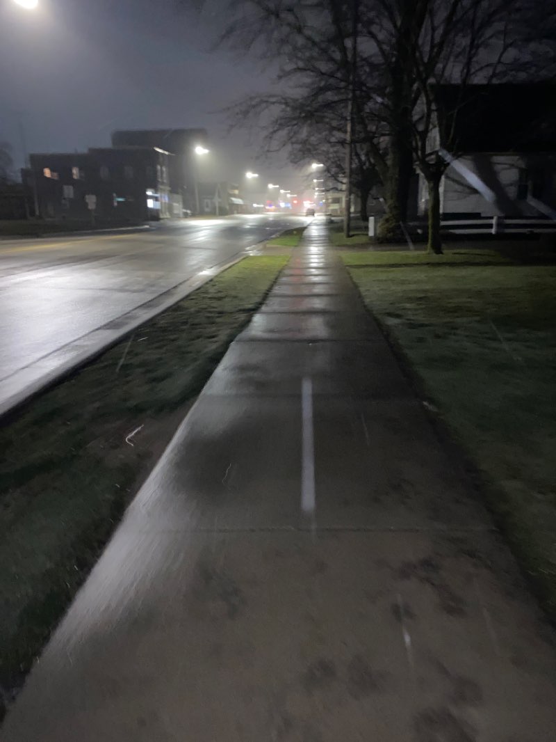 walking near me in Elkton Village Park in winter