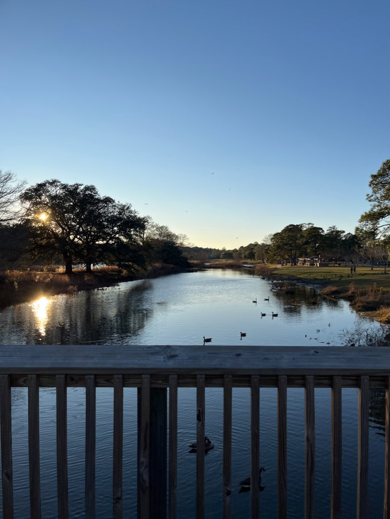 walking near me in Langan Park in winter