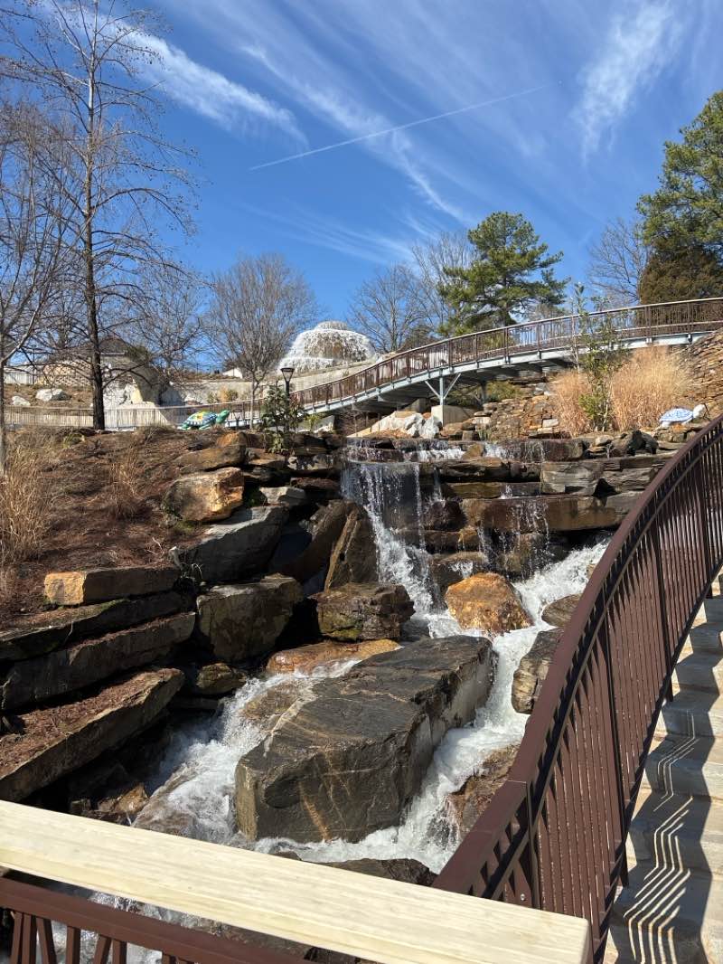 walking near me in Finlay Park in winter