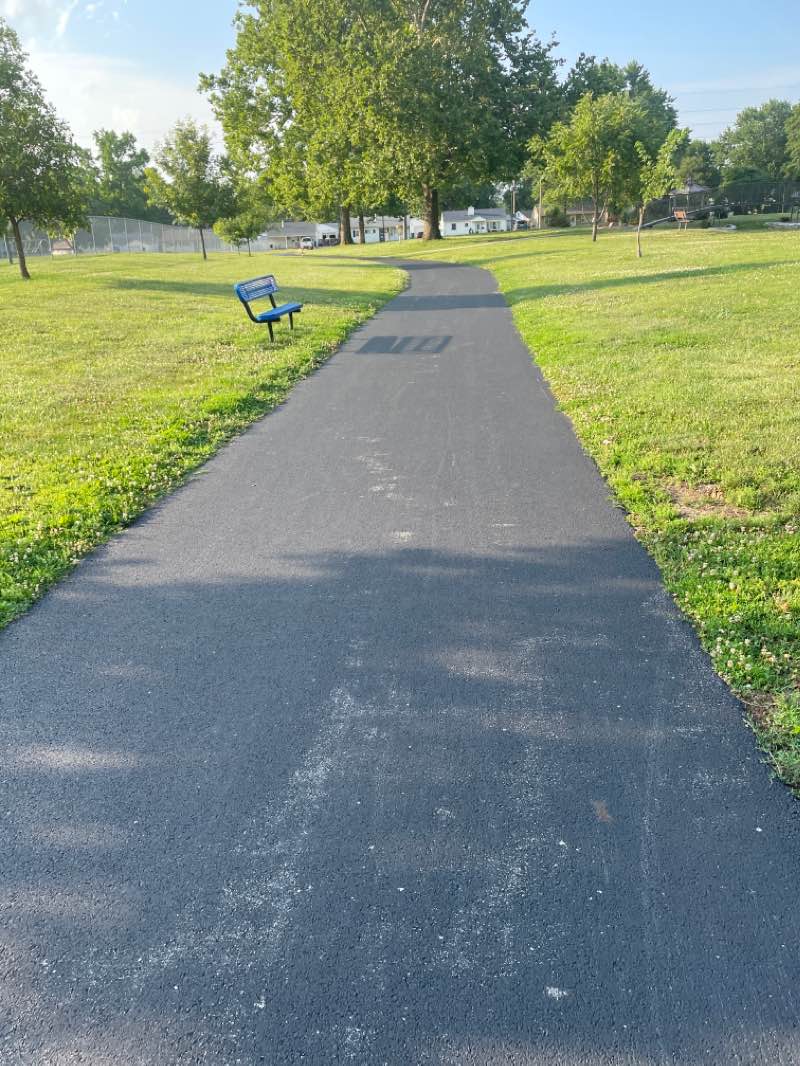 walking near me in Roxana Community Park in winter