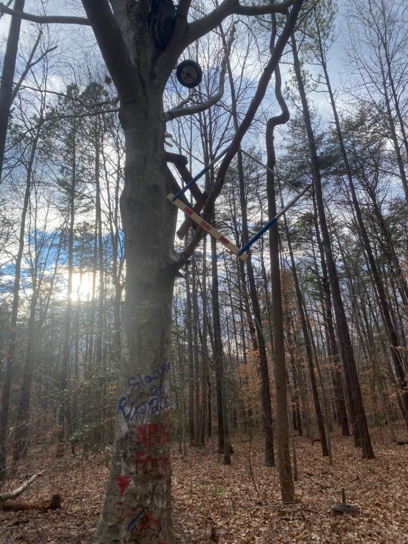 walking near me in Poor Farm Park in winter