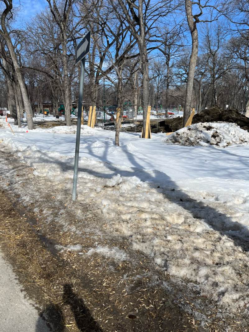 walking near me in Kildonan Park in winter