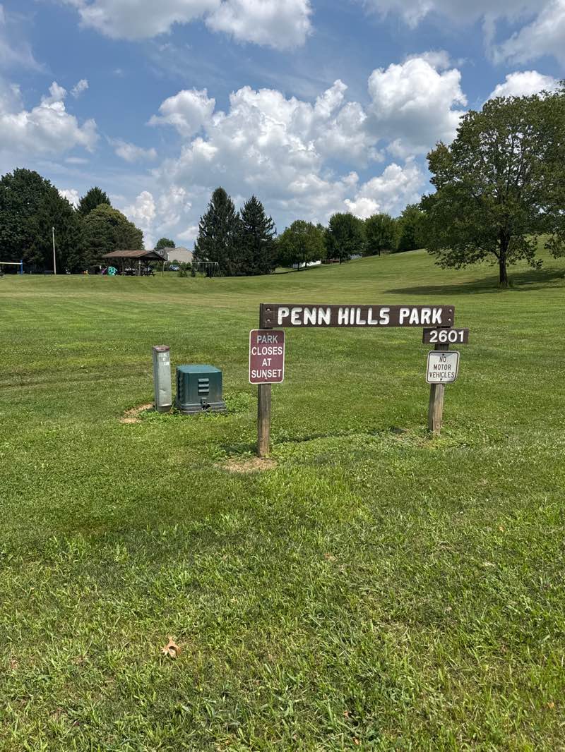 walking near me in Penn Hills Park in summer