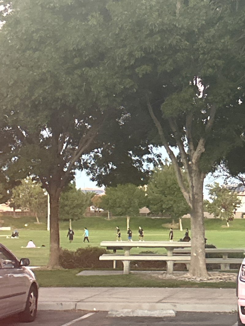 walking near me in Mesa Linda Park in autumn