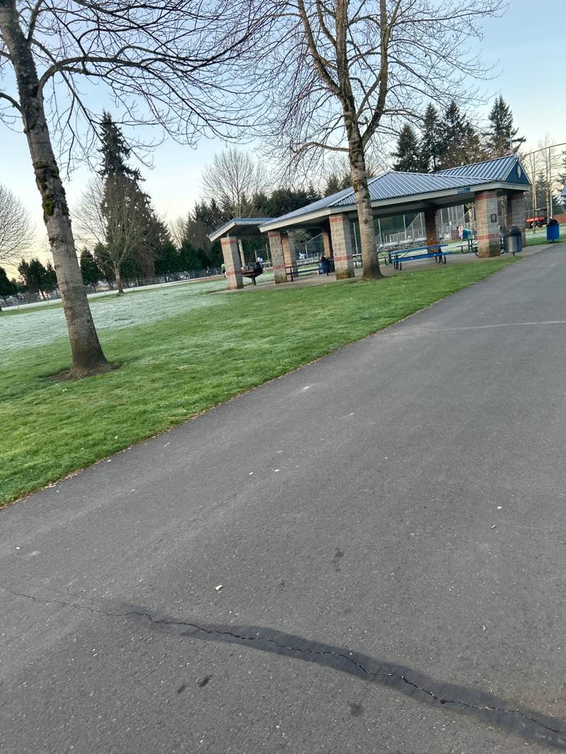 walking near me in Rainier Vista Community Park in spring