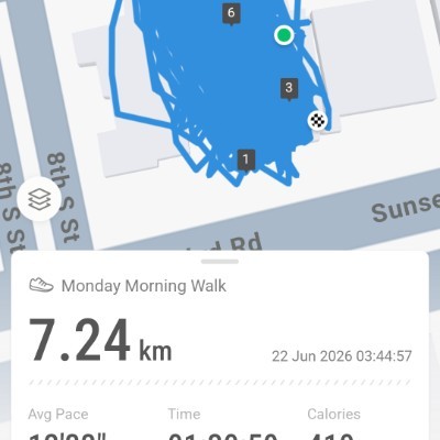 Casual walking Mohsin Azhar post image