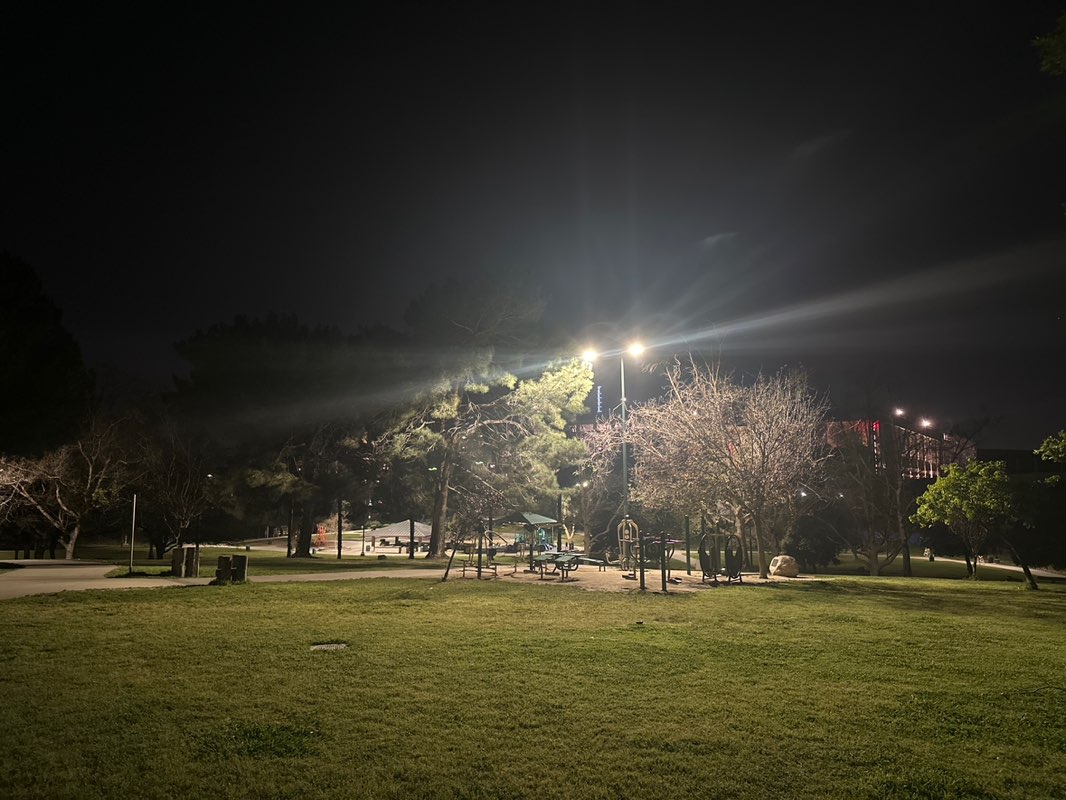 walking near me in Pan Pacific Park in spring