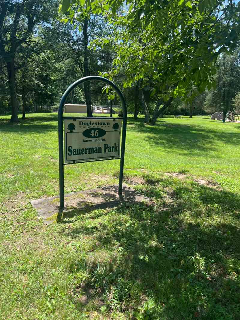 walking near me in Sauerman Park in summer