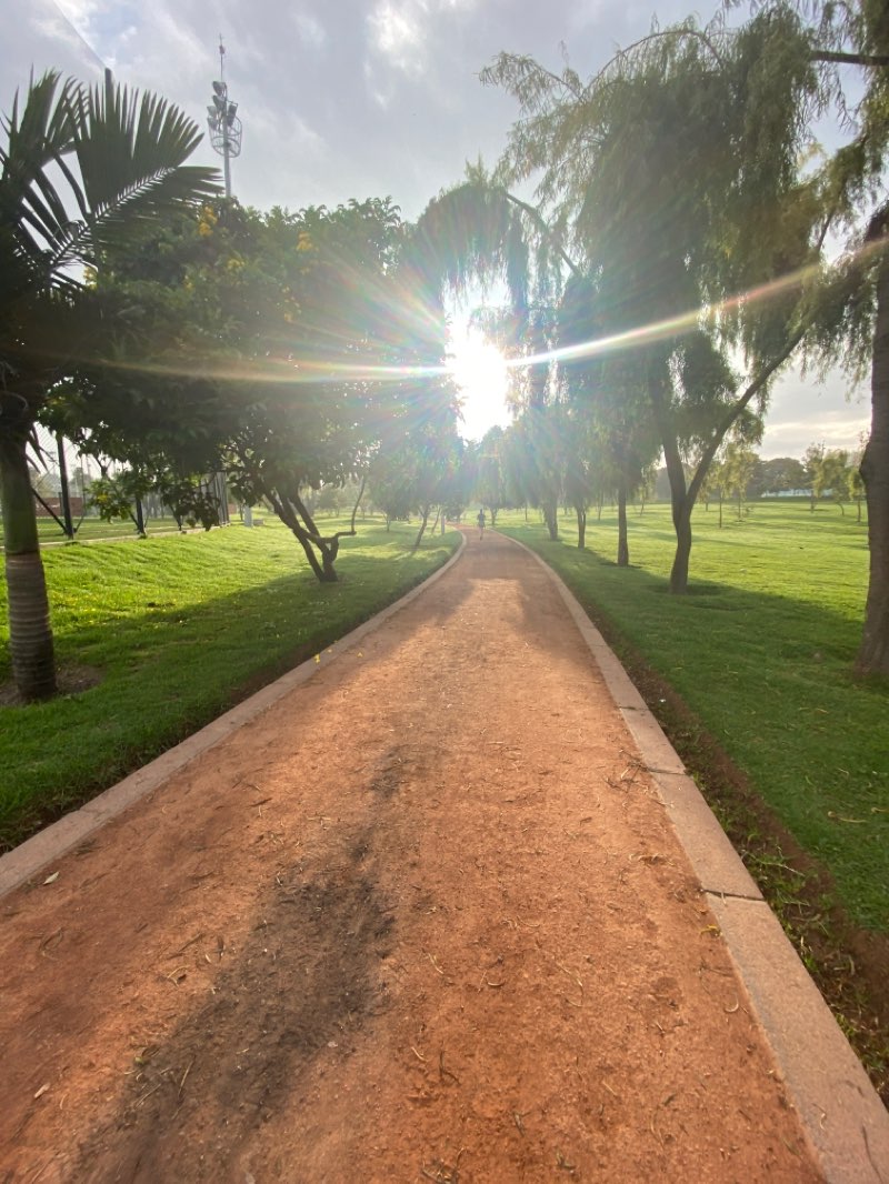 walking near me in Parque Fontanar del Rio in winter
