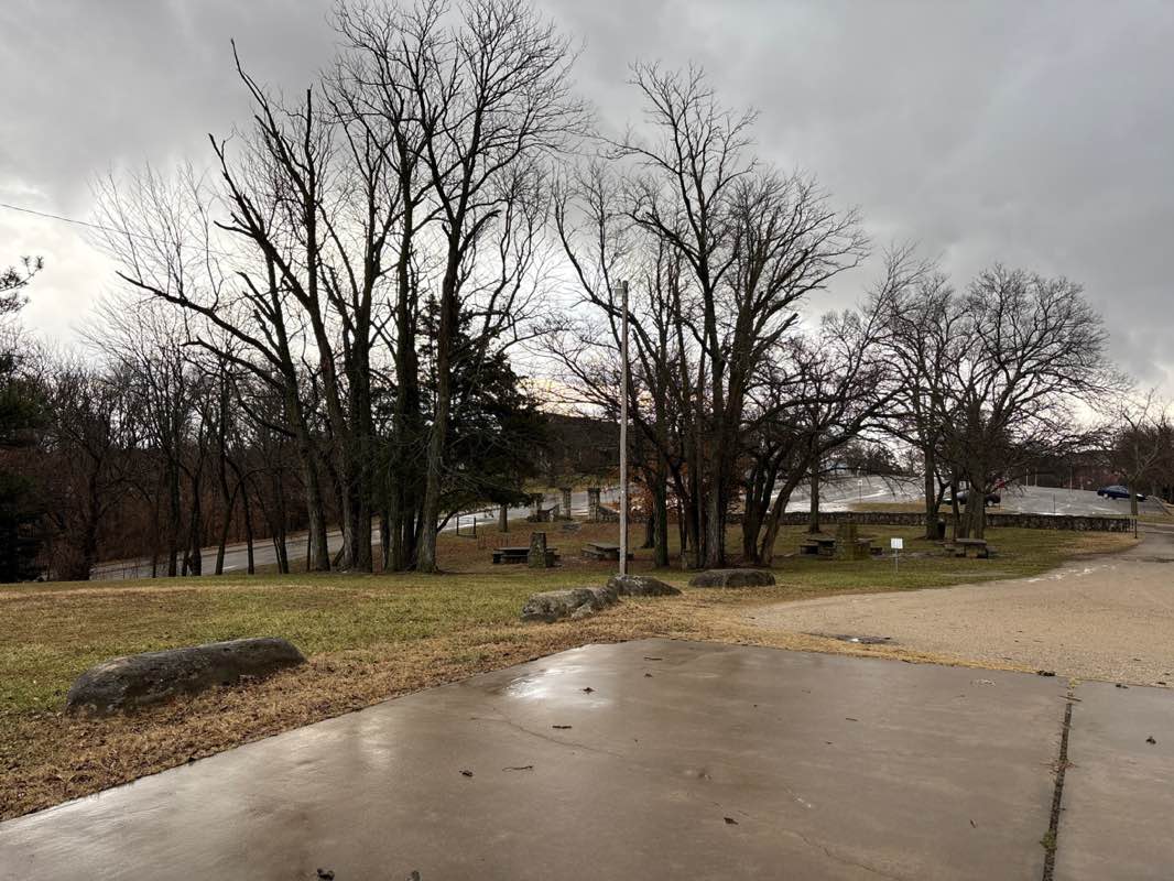 walking near me in Wilson Park in winter