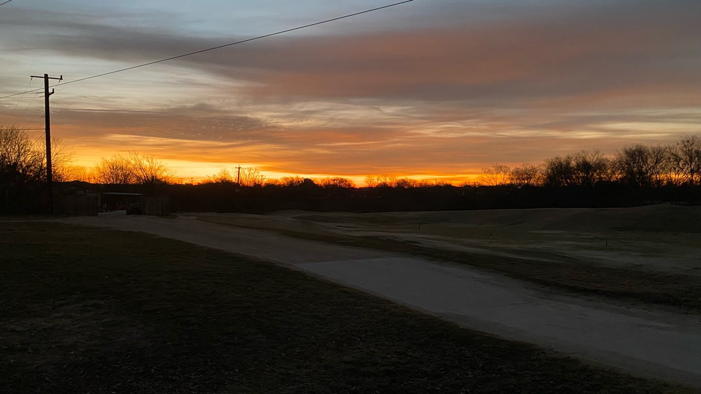 walking near me in John S. Harrison Park in winter