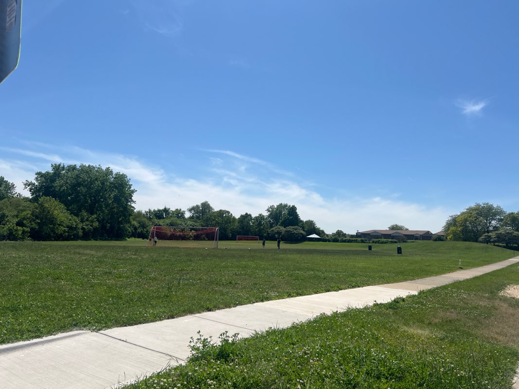 walking near me in Community Park in summer