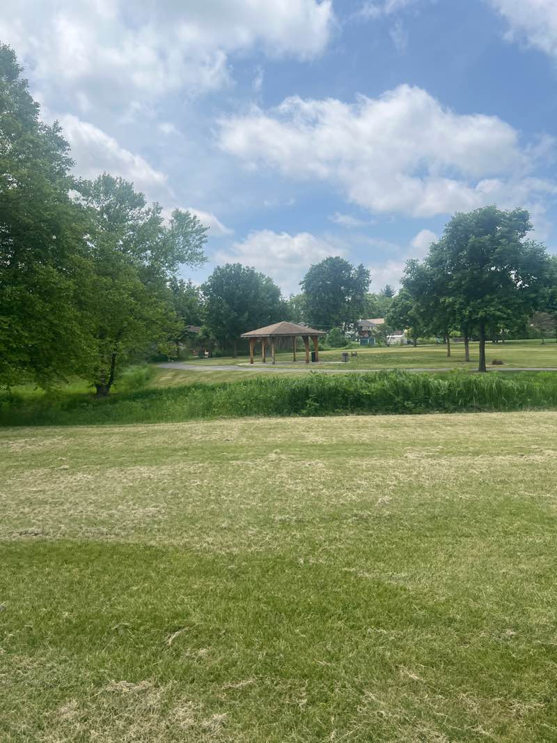 walking near me in Harold Reskin Park in summer