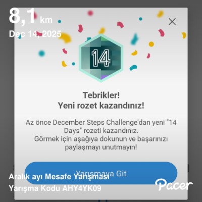 July Distance Challenge Mehmet 🇹🇷 post image