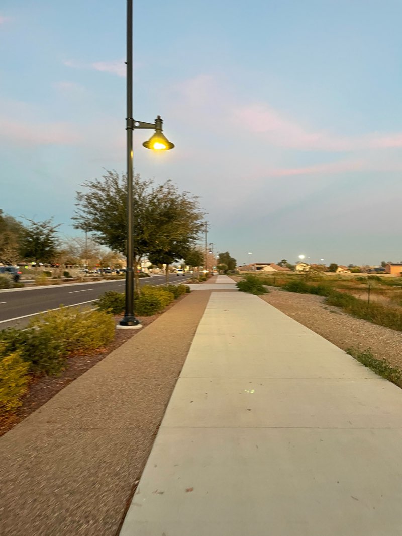 walking near me in Bill Gentry Park in winter