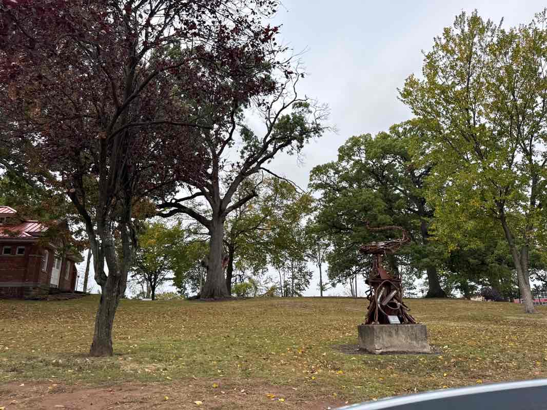 walking near me in Clifton City Hall Park in autumn