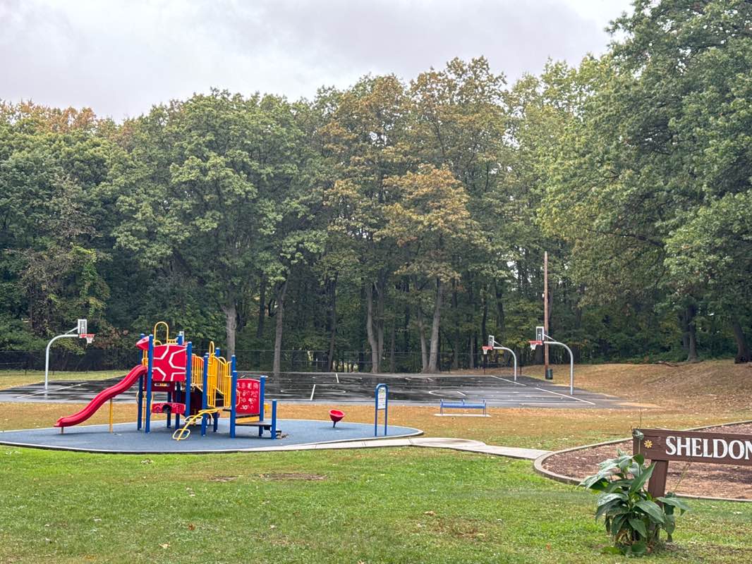 walking near me in Sheinfine Park in autumn