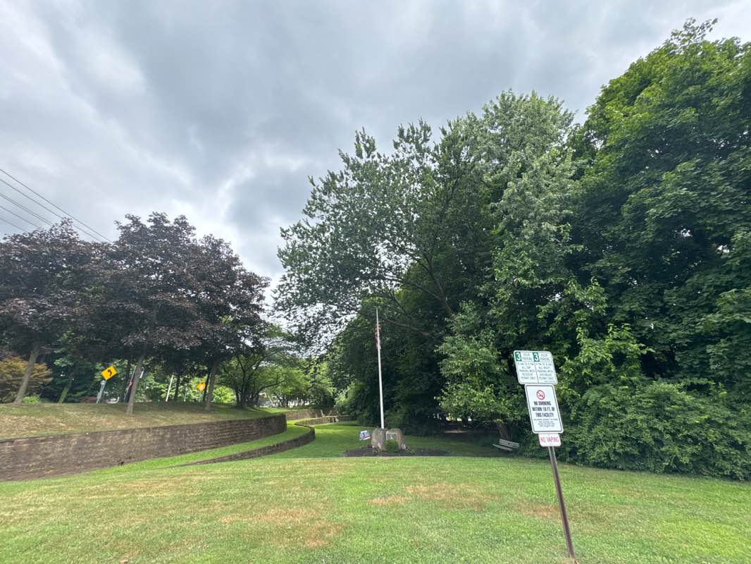 walking near me in Rossi Memorial Park in summer