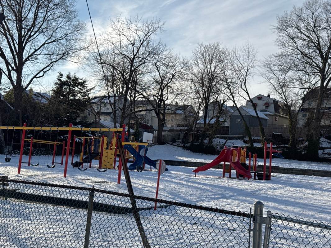 walking near me in Lewandowski Park in winter