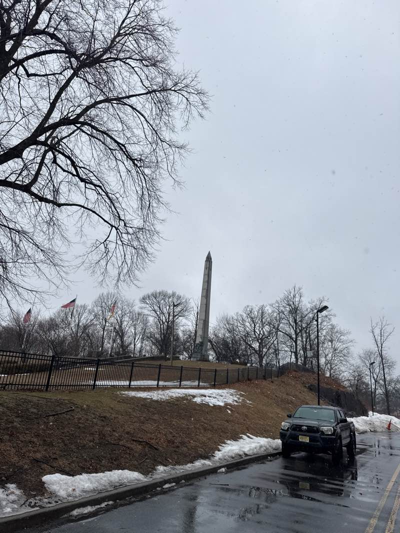 walking near me in Veterans Memorial Park at Hayden Heights in winter