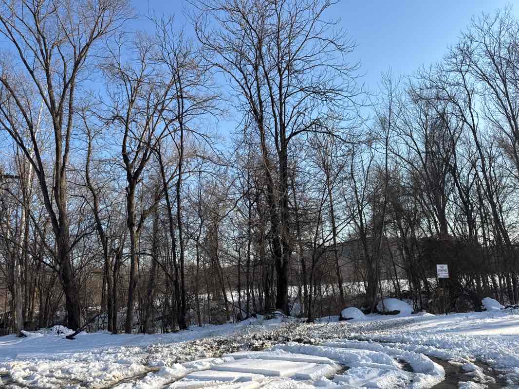 walking near me in Potash Lake Recreation Area in winter