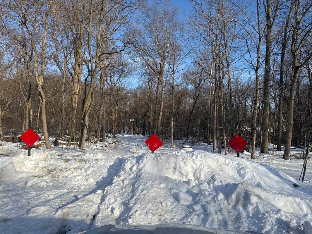 walking near me in Shai Shacknai Memorial Park in winter