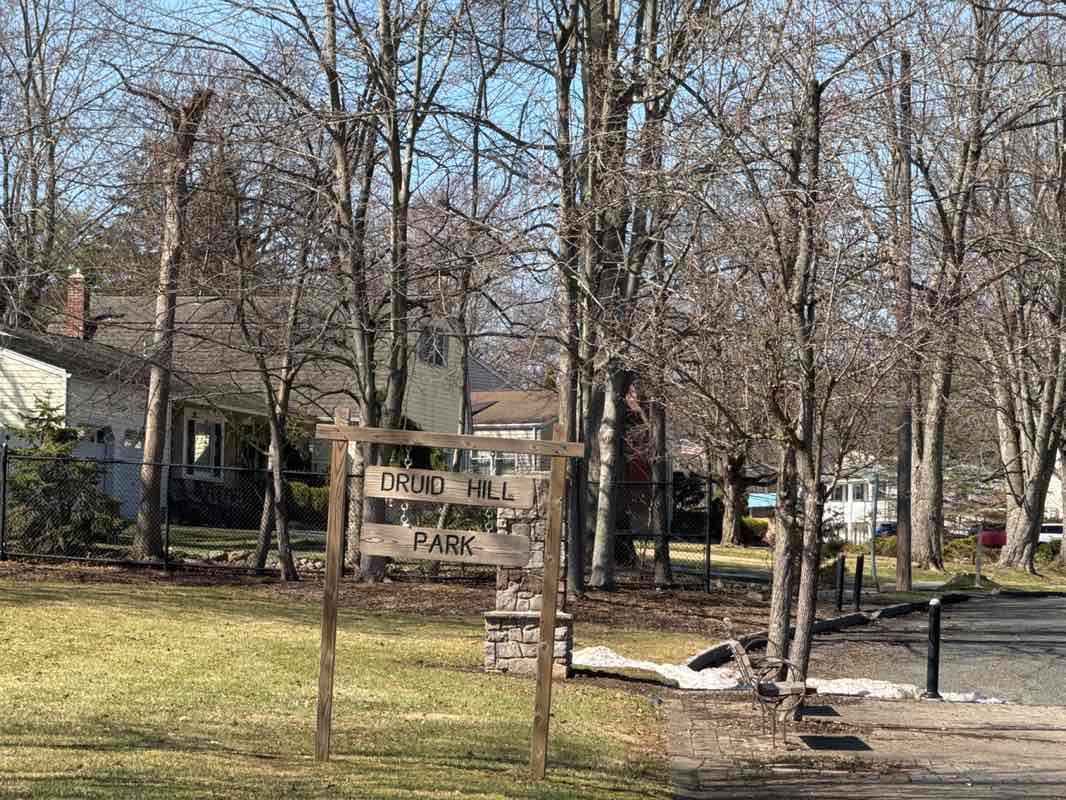 walking near me in Druid Hill Park in spring