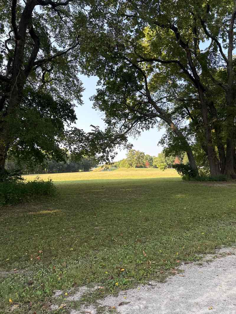 walking near me in Haikey Creek Park in autumn