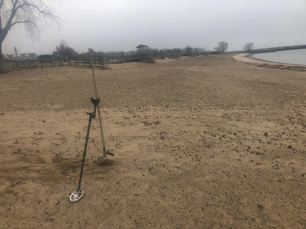 walking near me in Bird Creek County Park in winter