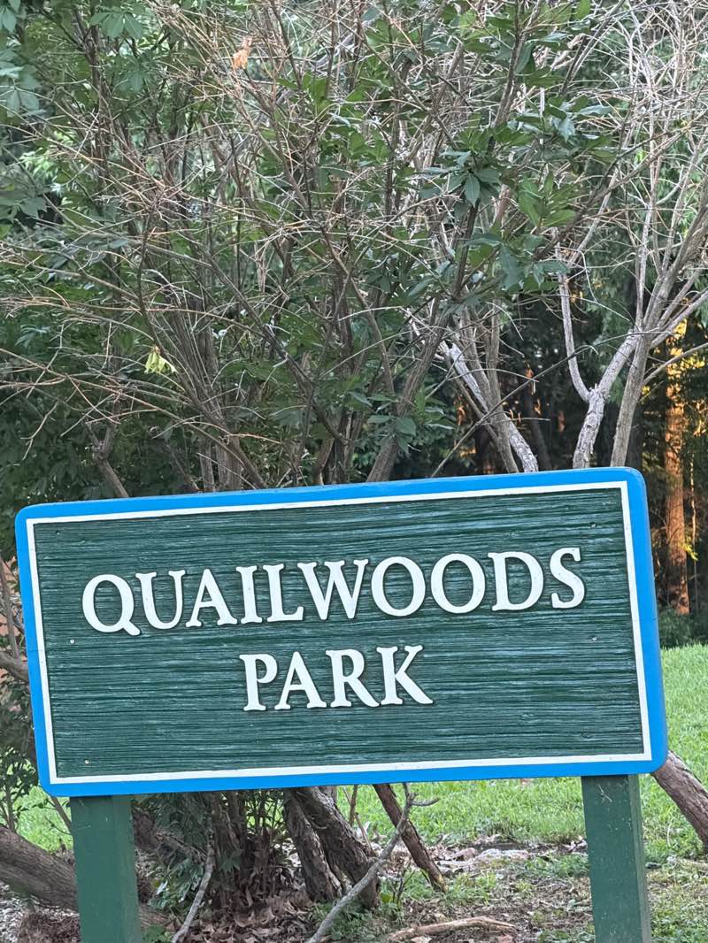 walking near me in Quailwood Park in summer