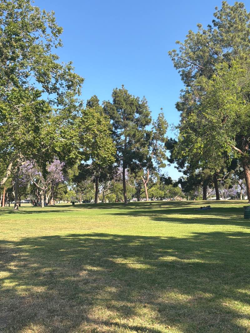 walking near me in Heartwell Park in spring