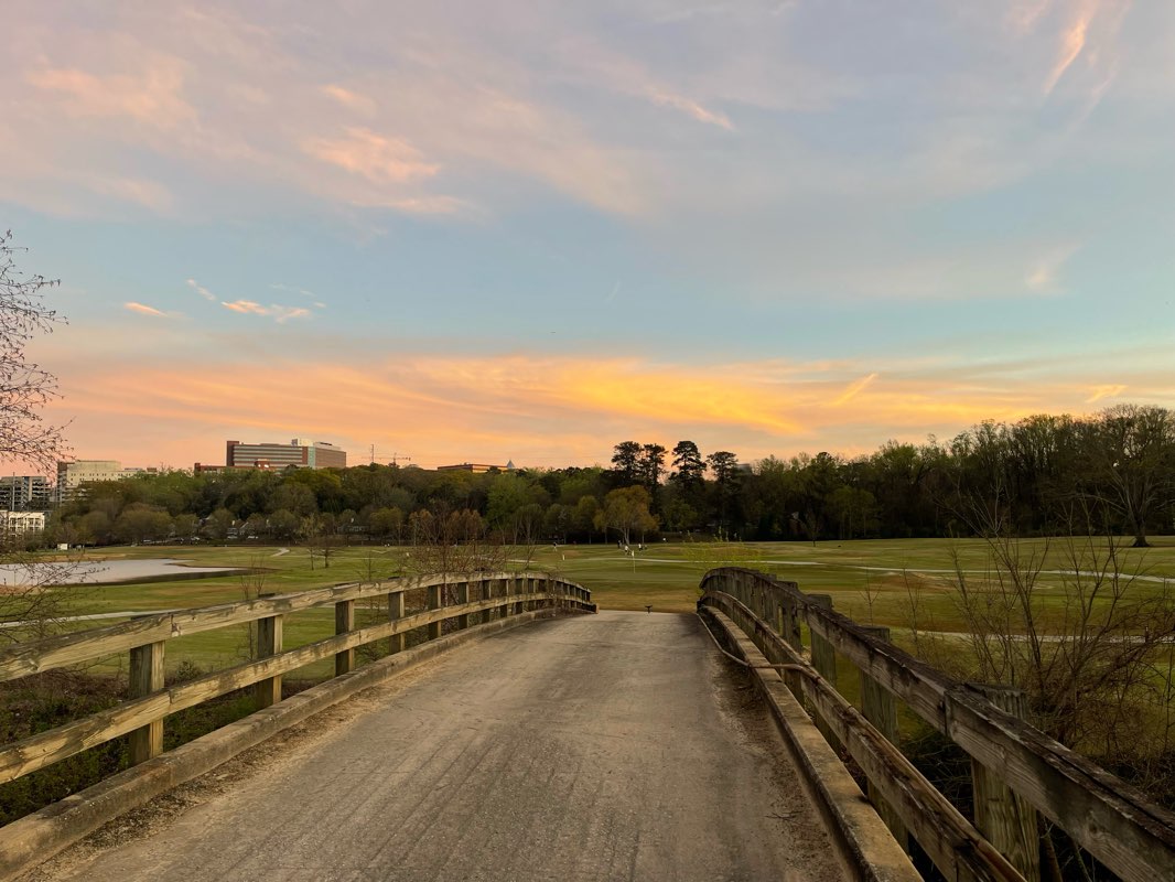 walking near me in Bitsy Grant Tennis Center in winter