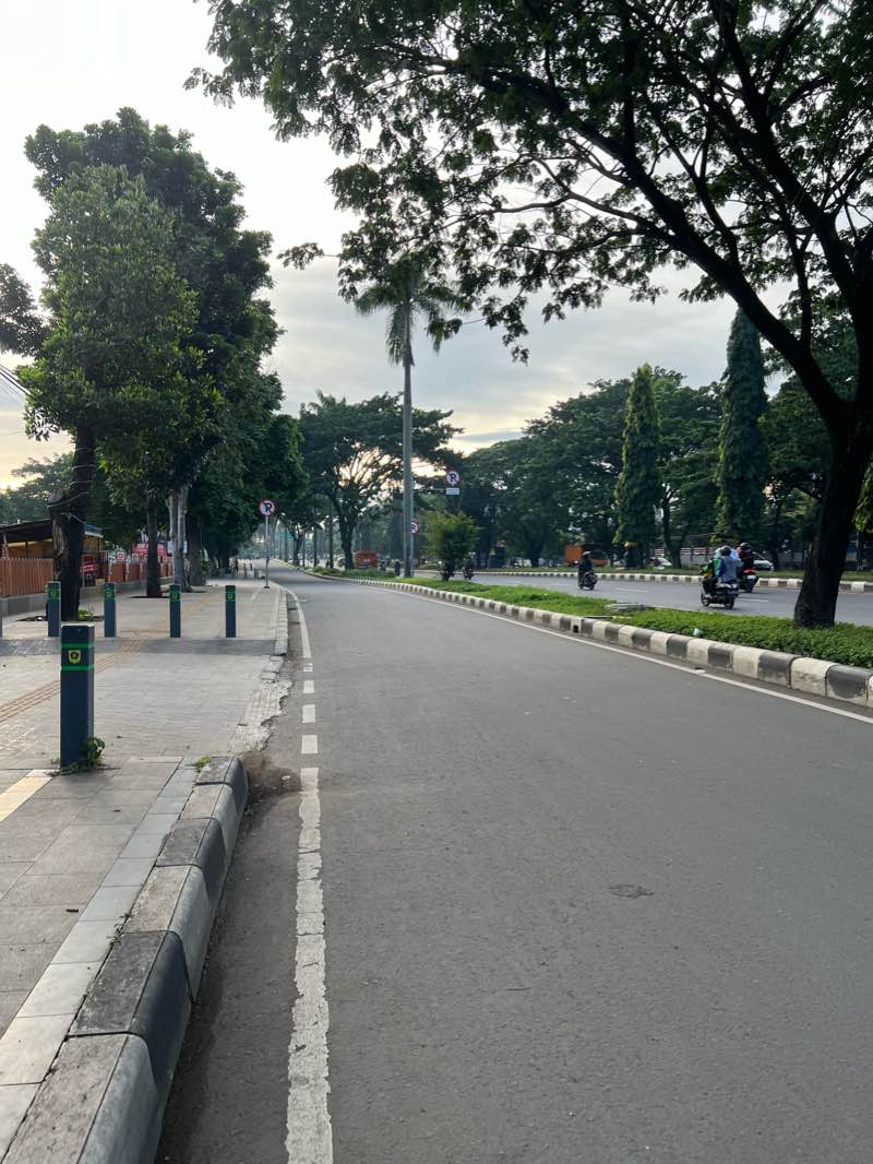 walking near me in LAPANGAN TEGAR BERIMAN in summer