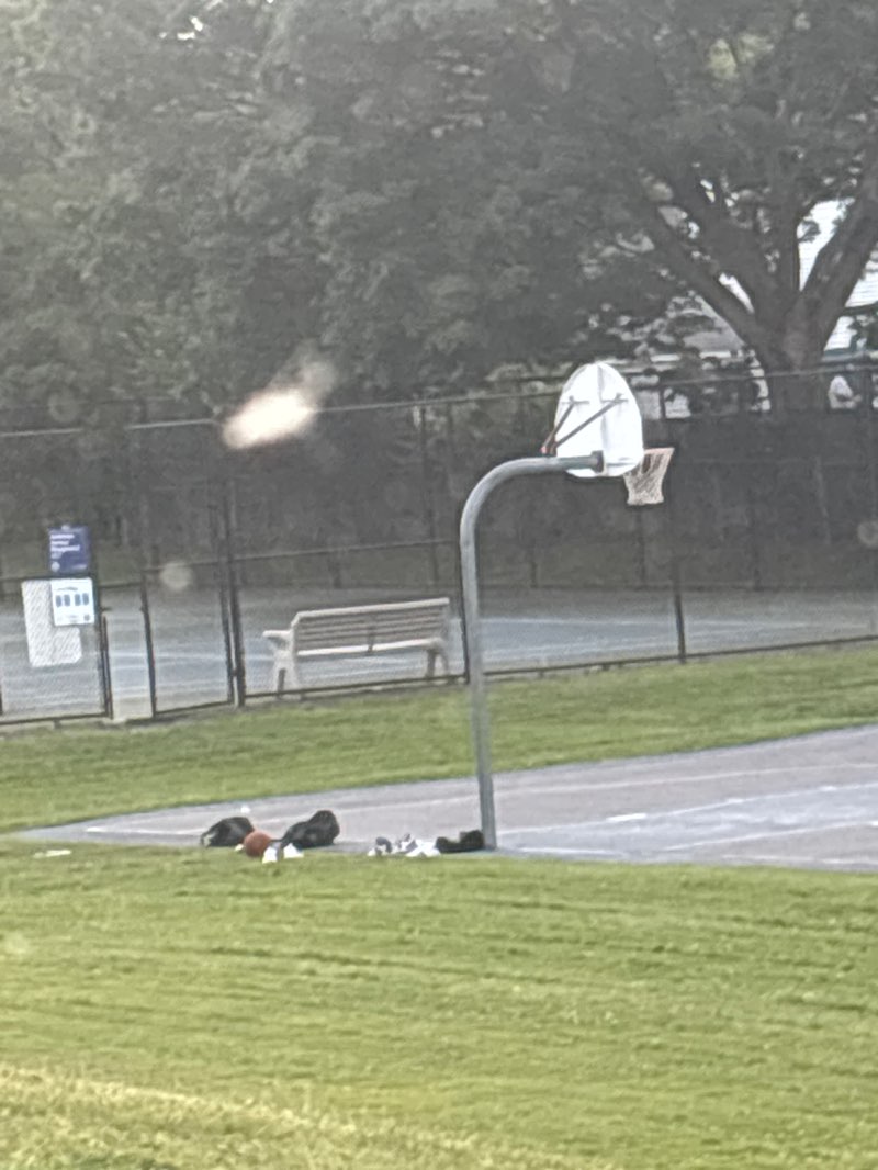 walking near me in Anderson Avenue Playground in summer