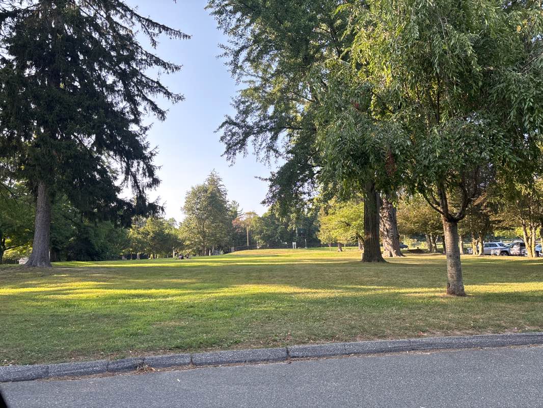 walking near me in Cherry Lawn Park in autumn