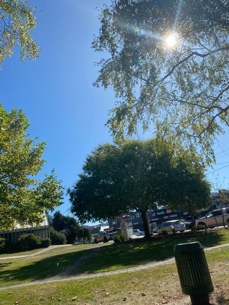 walking near me in Loongana Park in summer