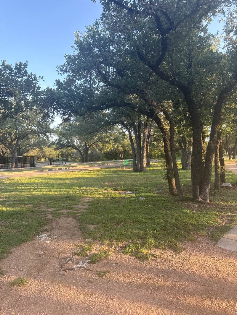 walking near me in Brushy Creek Lake Park in summer