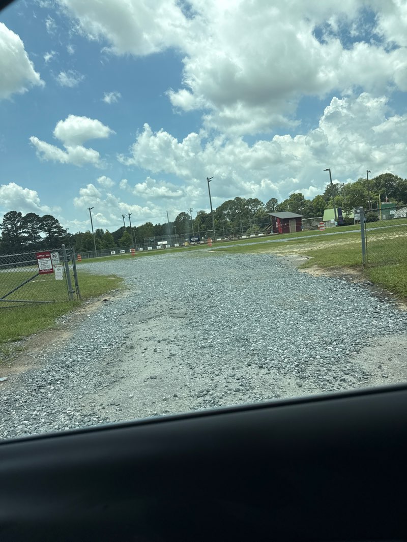 walking near me in Frank Satterfield Ballpark in summer