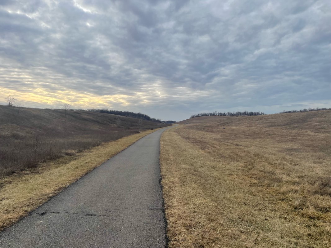 walking near me in Heritage Park in winter