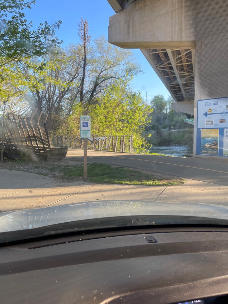 walking near me in Jean Webb Park in winter