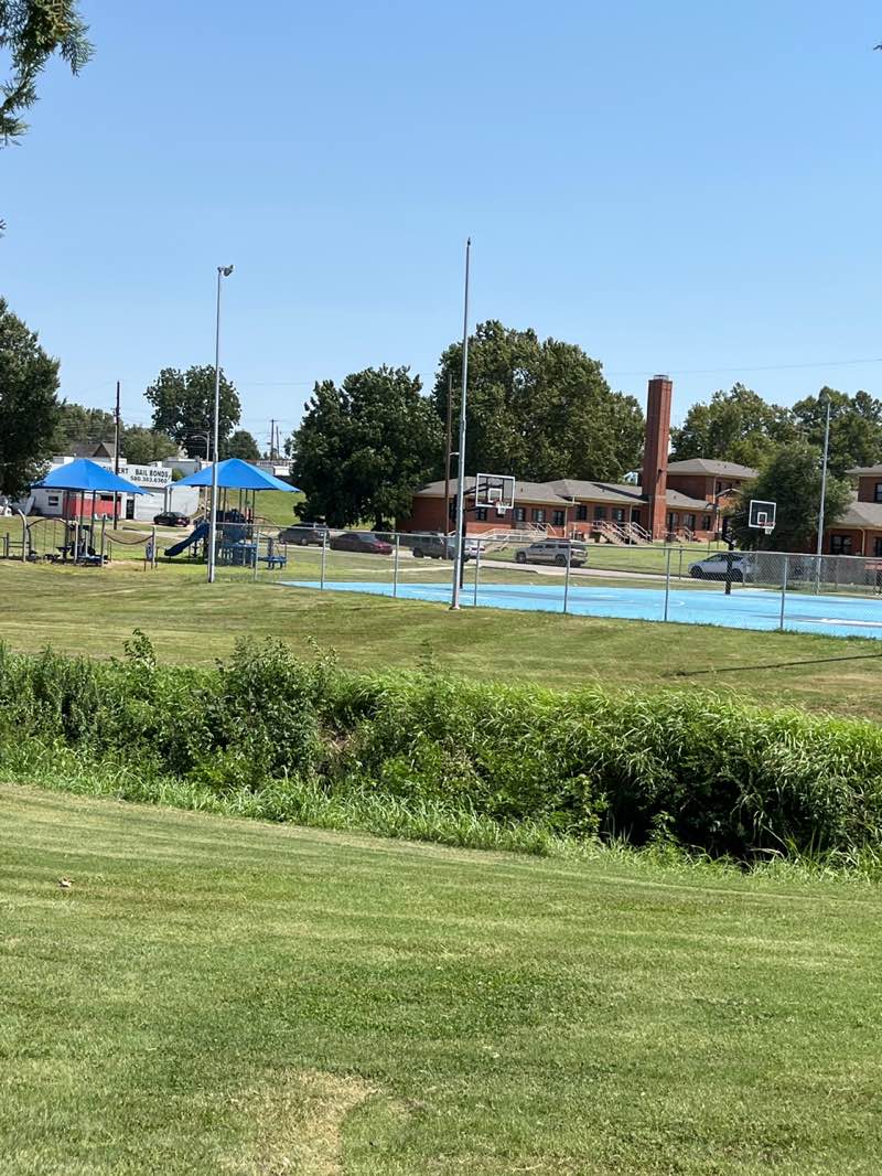 walking near me in Don Haskins Park in autumn