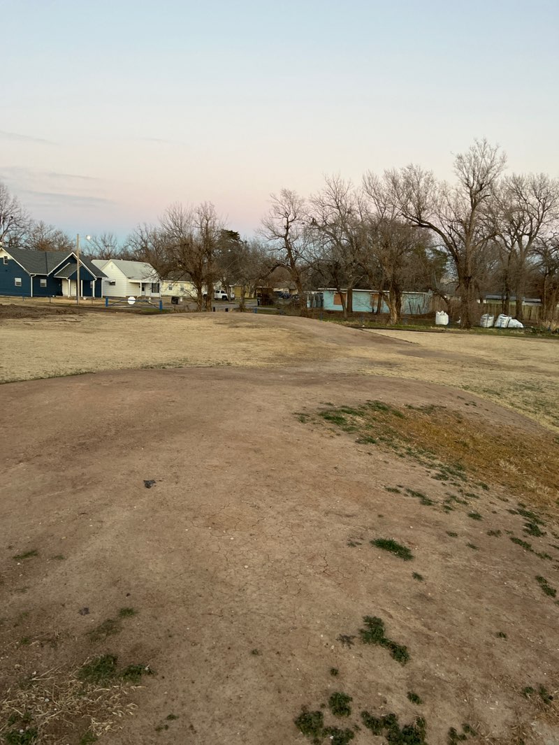 walking near me in Monsees BMX Bike Park in winter