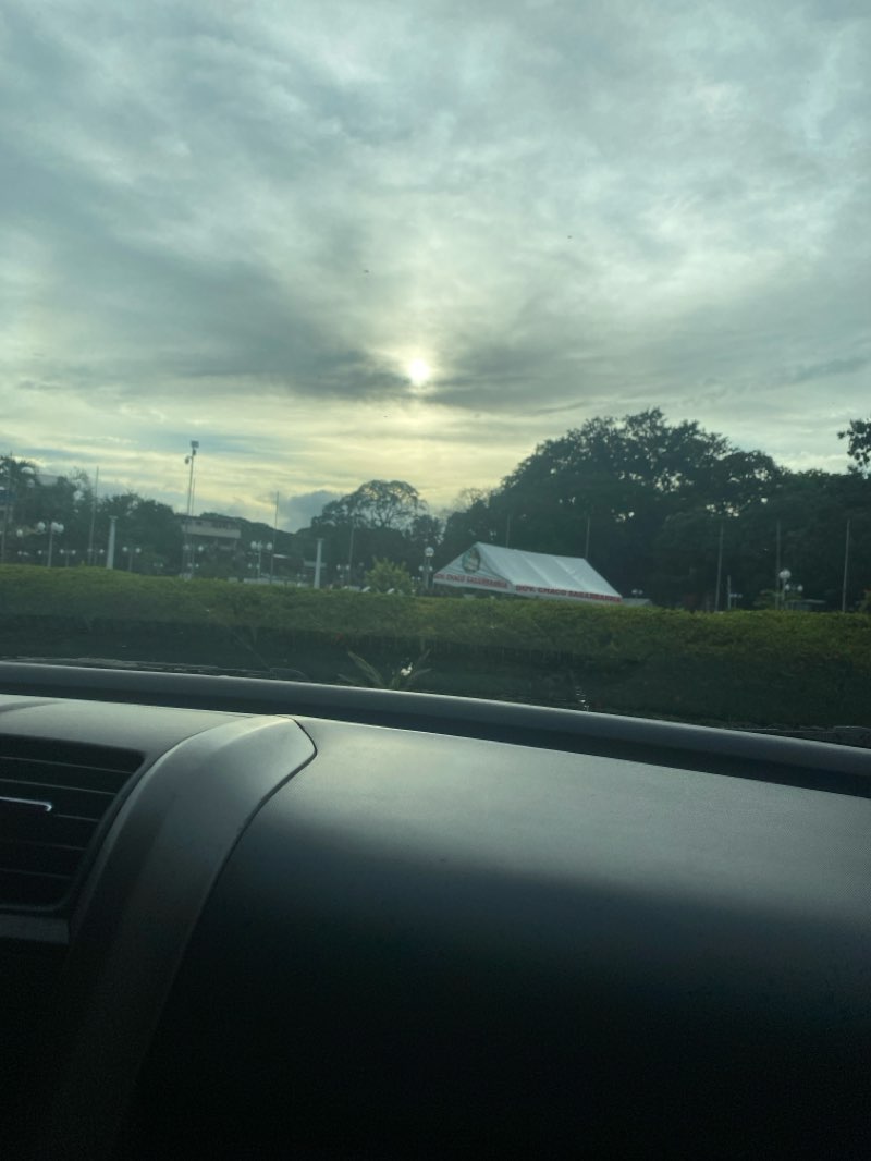 walking near me in Aquino Freedom Park in autumn