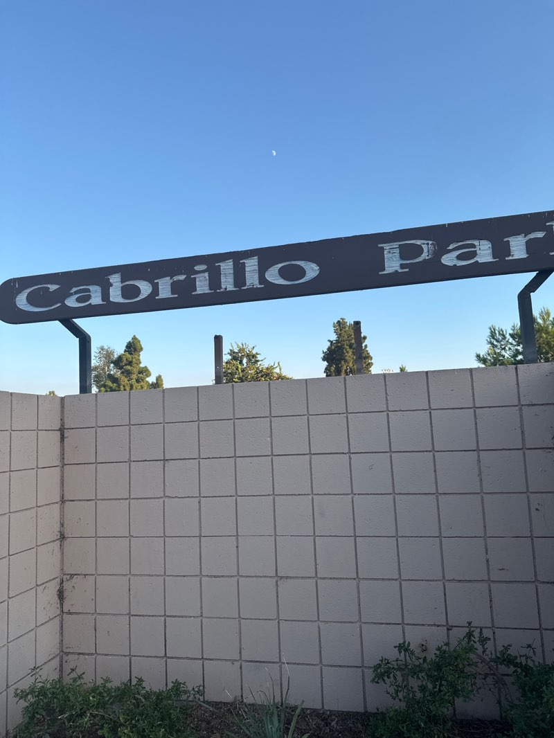 walking near me in Cabrillo Park in autumn