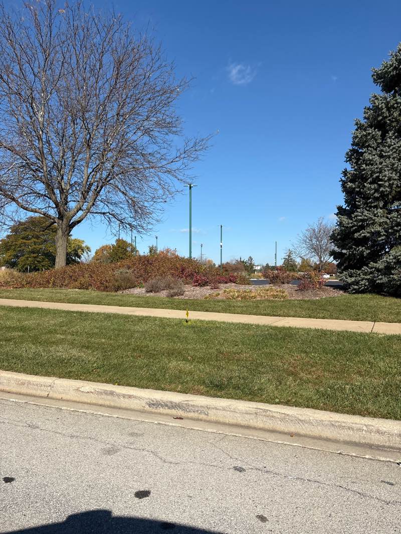 walking near me in Ty Warner Park in autumn